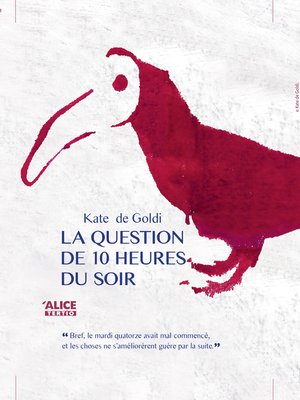 cover image of La question de 10 heures du soir